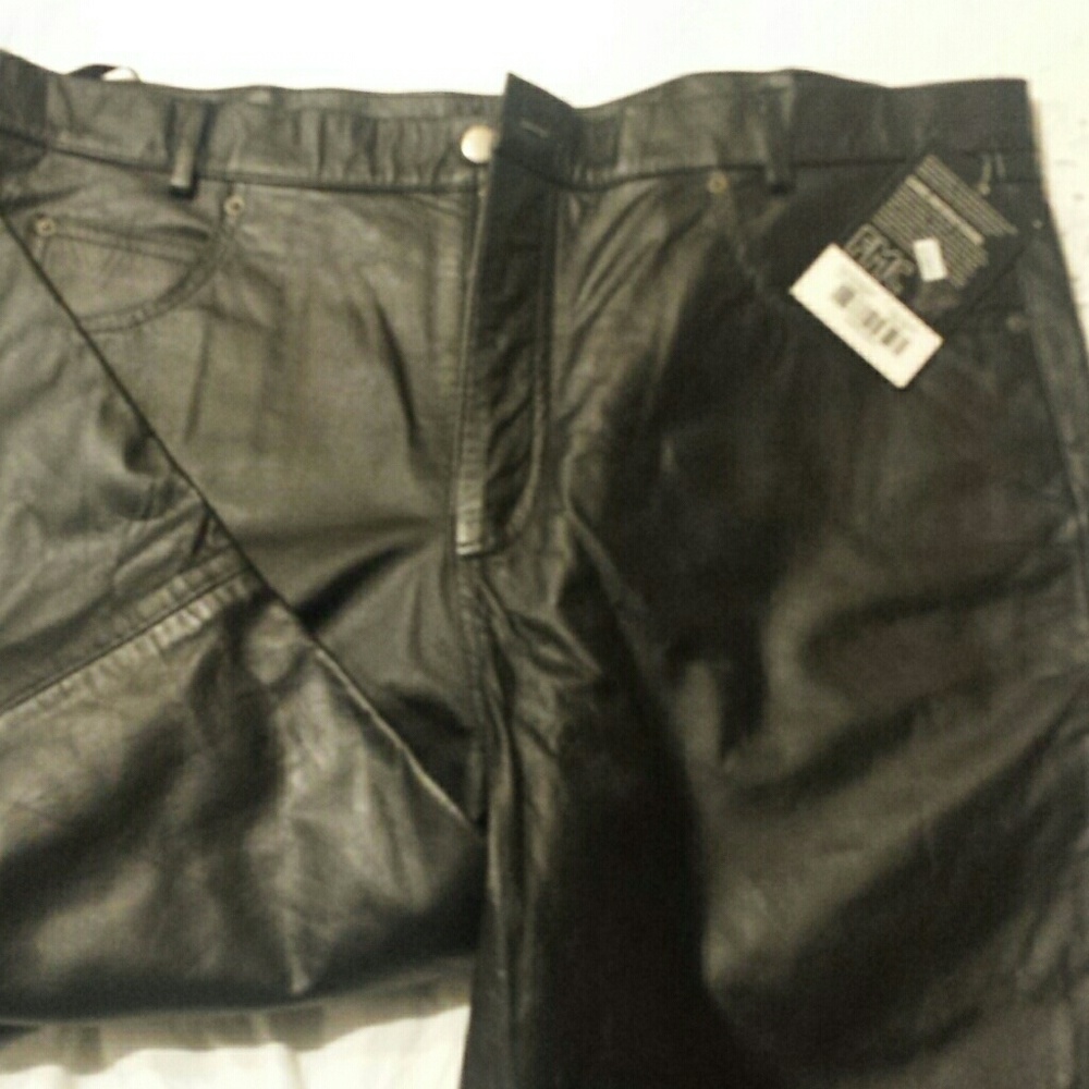 New Men's Leather Pants